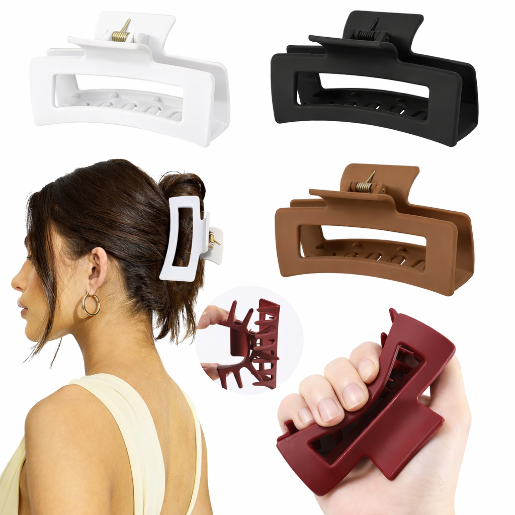 Silicone Soft Non-Breaking Claw Clip