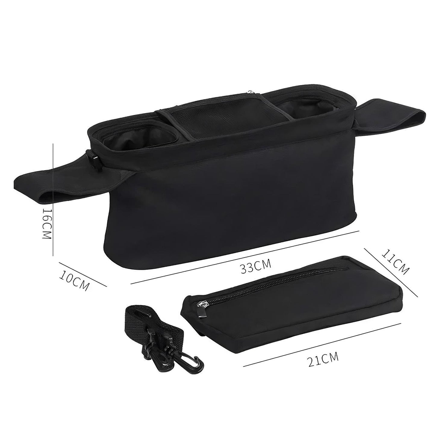 Baby Stroller Manager With Non-Slip Strap