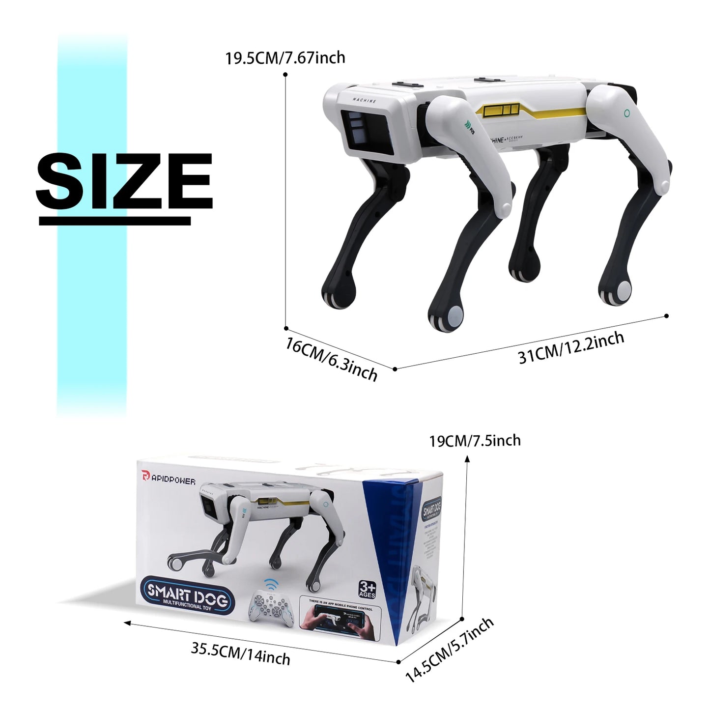 Interactive AI Robot Dog Toy